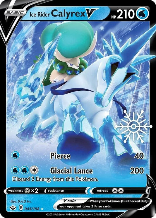 Ice Rider Calyrex V - 045/198 (Holiday Calendar) Promo Miscellaneous Cards & Products