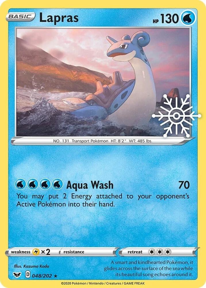 Lapras - 048/202 (Holiday Calendar) Promo Miscellaneous Cards & Products