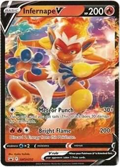Infernape V - SWSH252 - SWSH252 Promo SWSH: Sword & Shield Promo Cards