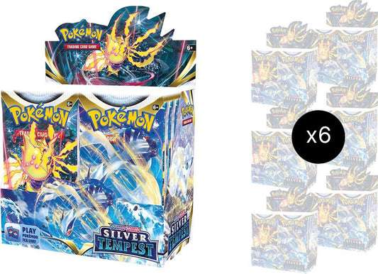 Silver Tempest Booster Box Case Pokémon card