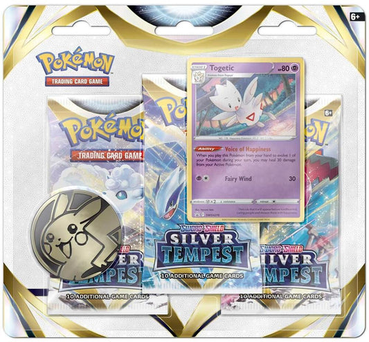 Silver Tempest 3 Pack Blister [Togetic] Pokémon card