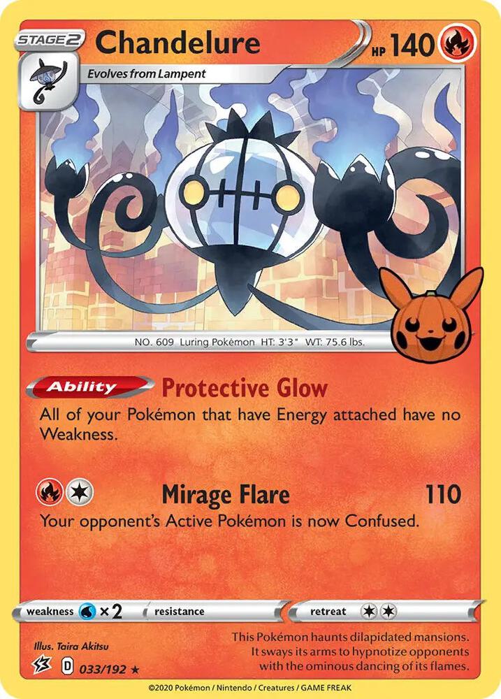 Chandelure - 033/192 Promo Trick or Trade BOOster Bundle