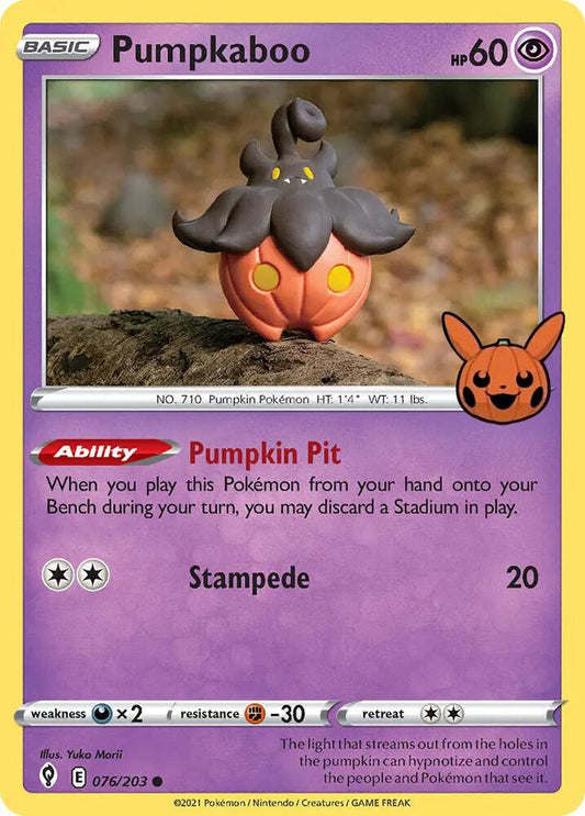 Pumpkaboo - 076/203 Promo Trick or Trade BOOster Bundle