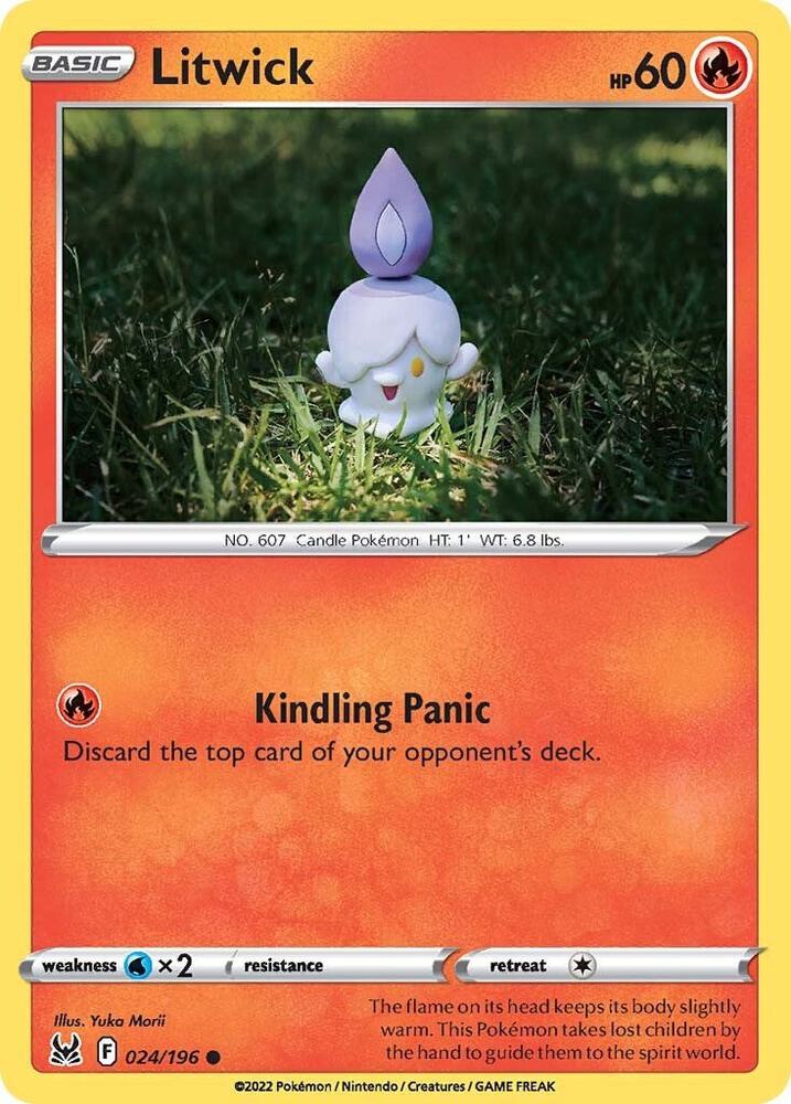 Litwick - 024/196 Common SWSH11: Lost Origin