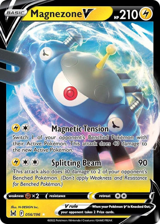 Magnezone V 056/196 Ultra Rare Lost Origin Pokémon card