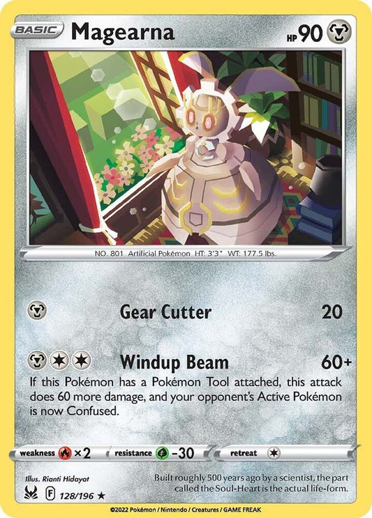 Magearna 128/196 Rare Lost Origin Pokémon card