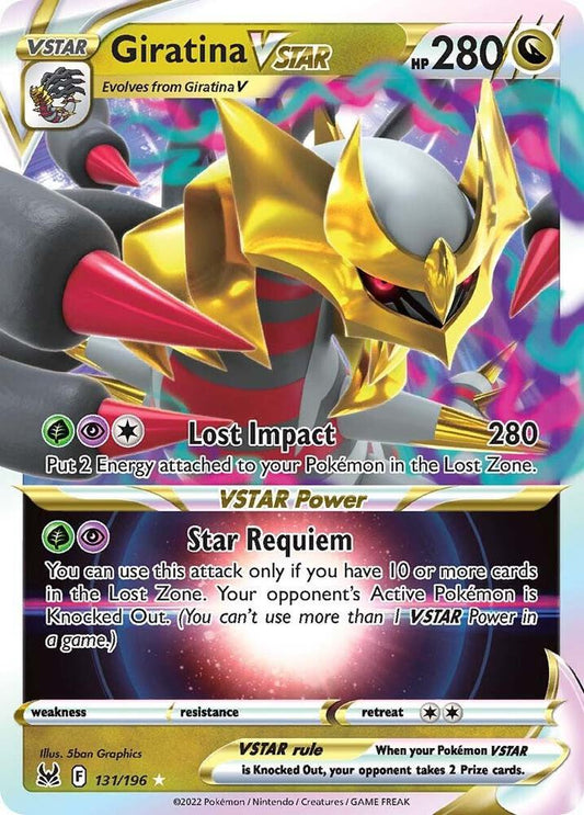 Giratina VSTAR 131/196 Ultra Rare Lost Origin Pokémon card