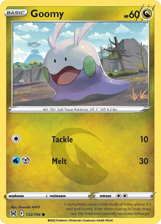 Goomy 132/196 Common Lost Origin Pokémon card