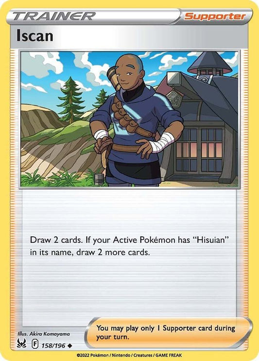Iscan 158/196 Uncommon Lost Origin Pokémon card