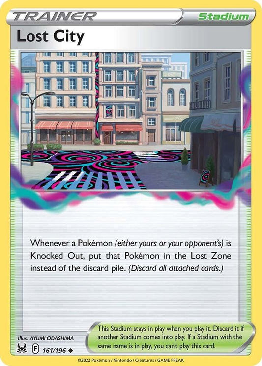 Lost City 161/196 Uncommon Lost Origin Pokémon card