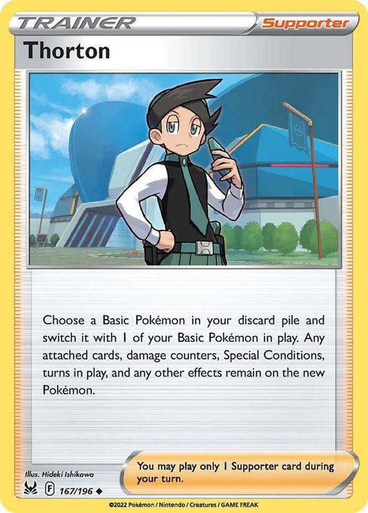 Thorton 167/196 Uncommon Lost Origin Pokémon card
