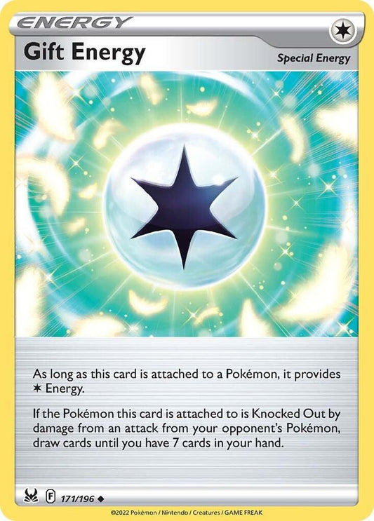 Gift Energy 171/196 Uncommon Lost Origin Pokémon card