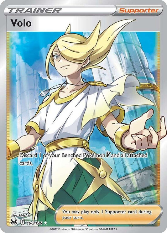 Volo (Full Art) 196/196 Ultra Rare Lost Origin Pokémon card