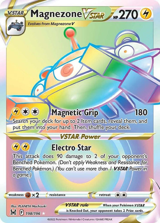 Magnezone VSTAR (Secret) 198/196 Secret Rare Lost Origin Pokémon card
