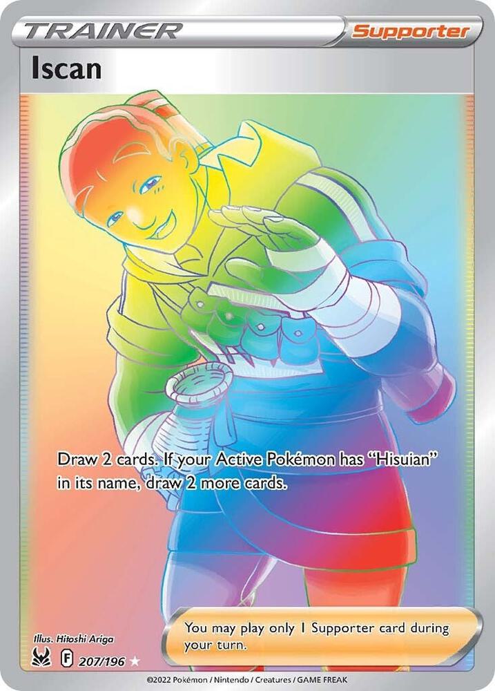 Iscan (Secret) 207/196 Secret Rare Lost Origin Pokémon card