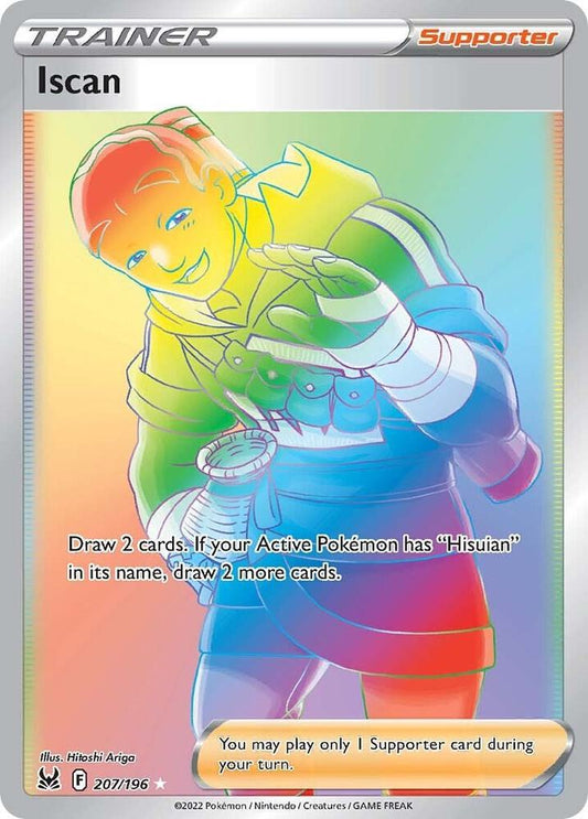 Iscan (Secret) 207/196 Secret Rare Lost Origin Pokémon card