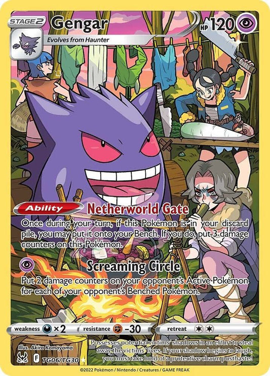 Gengar TG06/TG30 Ultra Rare Lost Origin Trainer Gallery Pokémon card