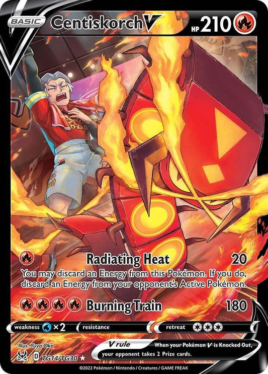 Centiskorch V - TG14/TG30 Ultra Rare SWSH11: Lost Origin Trainer Gallery