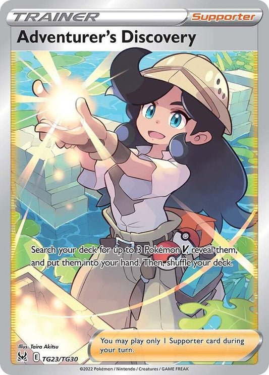 Adventurer's Discovery TG23/TG30 Ultra Rare Lost Origin Trainer Gallery Pokémon card