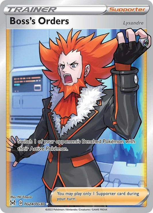 Boss's Orders TG24/TG30 Ultra Rare Lost Origin Trainer Gallery Pokémon card