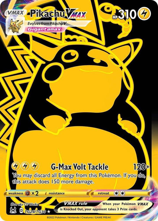 Pikachu VMAX (Secret) TG29/TG30 Ultra Rare Lost Origin Trainer Gallery Pokémon card
