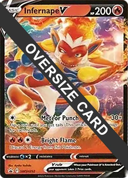 Infernape V - SWSH252 SWS252 Promo Jumbo Cards Pokémon card