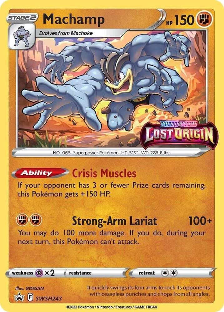 Machamp - SWSH243 (Prerelease) - SWSH243 Promo SWSH: Sword & Shield Promo Cards