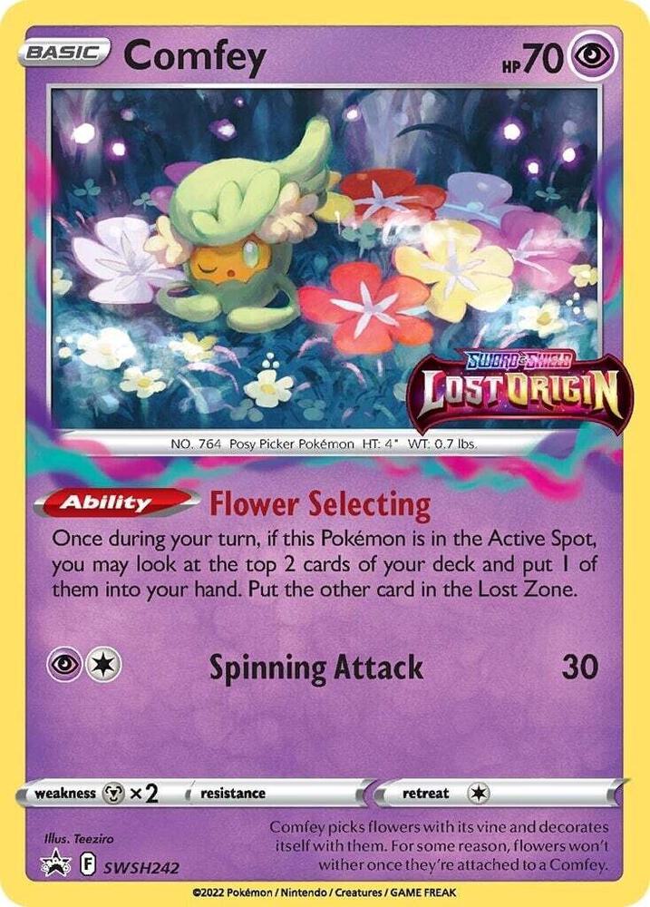 Comfey - SWSH242 (Prerelease) SWSH242 Promo Sword & Shield Promo Cards Pokémon card