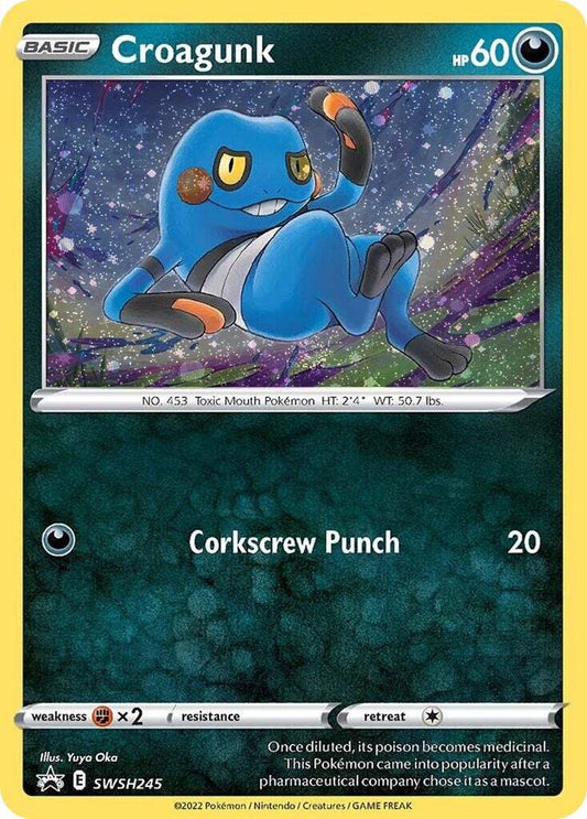 Croagunk - SWSH245 (Cosmos Holo) - SWSH245 Promo SWSH: Sword & Shield Promo Cards