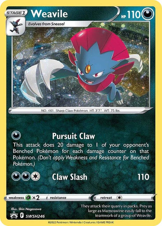 Weavile - SWSH246 (Cosmos Holo) SWSH246 Promo Sword & Shield Promo Cards Pokémon card
