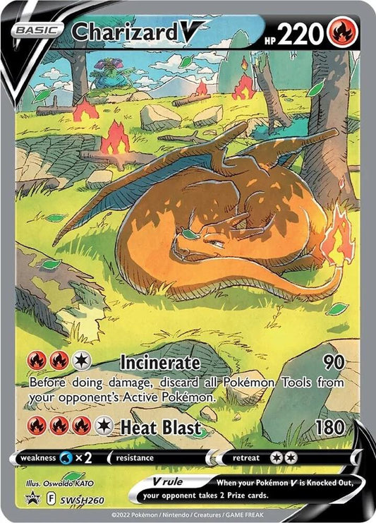 Charizard V - SWSH260 - SWSH260 Promo SWSH: Sword & Shield Promo Cards