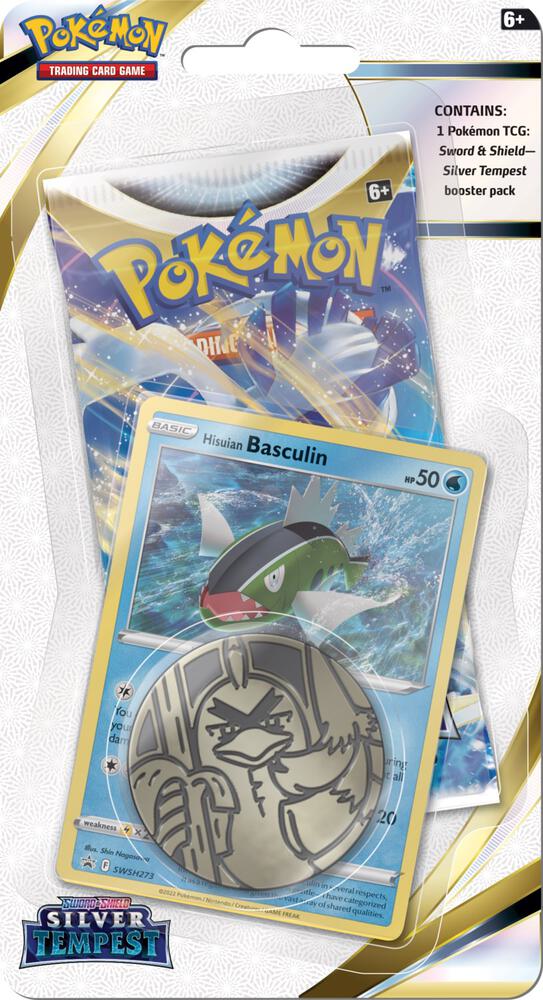 Silver Tempest Single Pack Blister [Basculin] Pokémon card