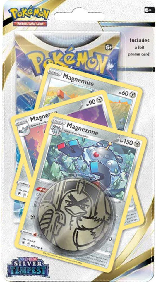 Silver Tempest Premium Checklane Blister [Magnezone] Pokémon card