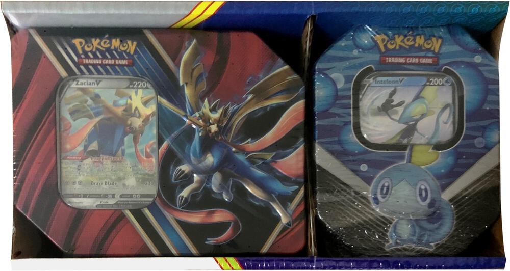 Legends of Galar Tin + Galar Partners Tin 2-pack [Zacian V/Inteleon V] (Retail Exclusive) SWSH01: Sword & Shield Base Set