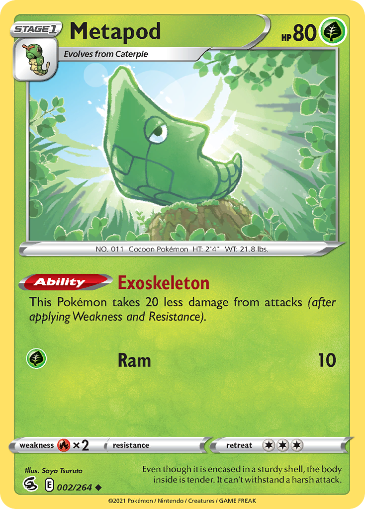 Metapod 002/264 Uncommon Fusion Strike