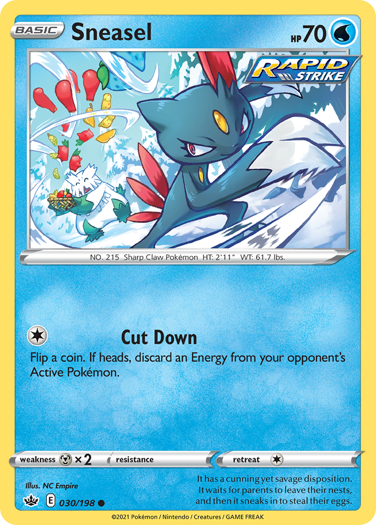 Sneasel 030/198 Common Chilling Reign