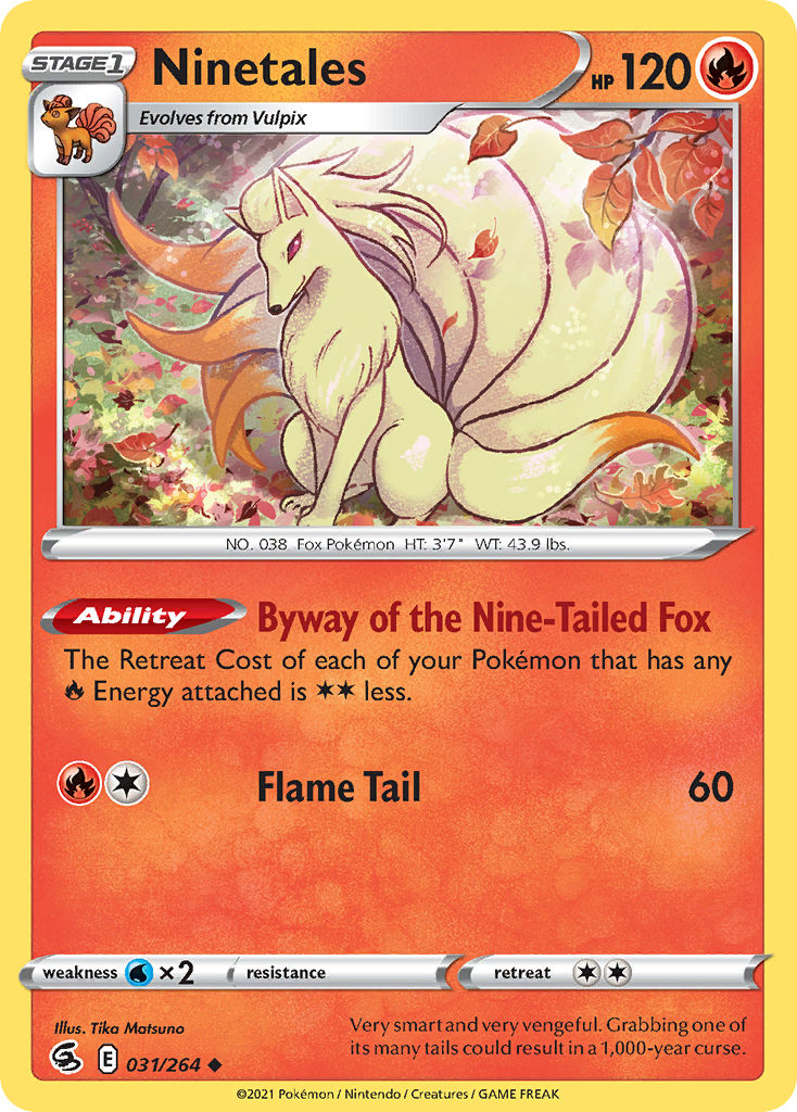 Ninetales 031/264 Uncommon Fusion Strike