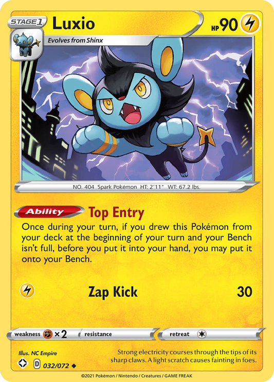 Luxio 032/072 Uncommon Shining Fates