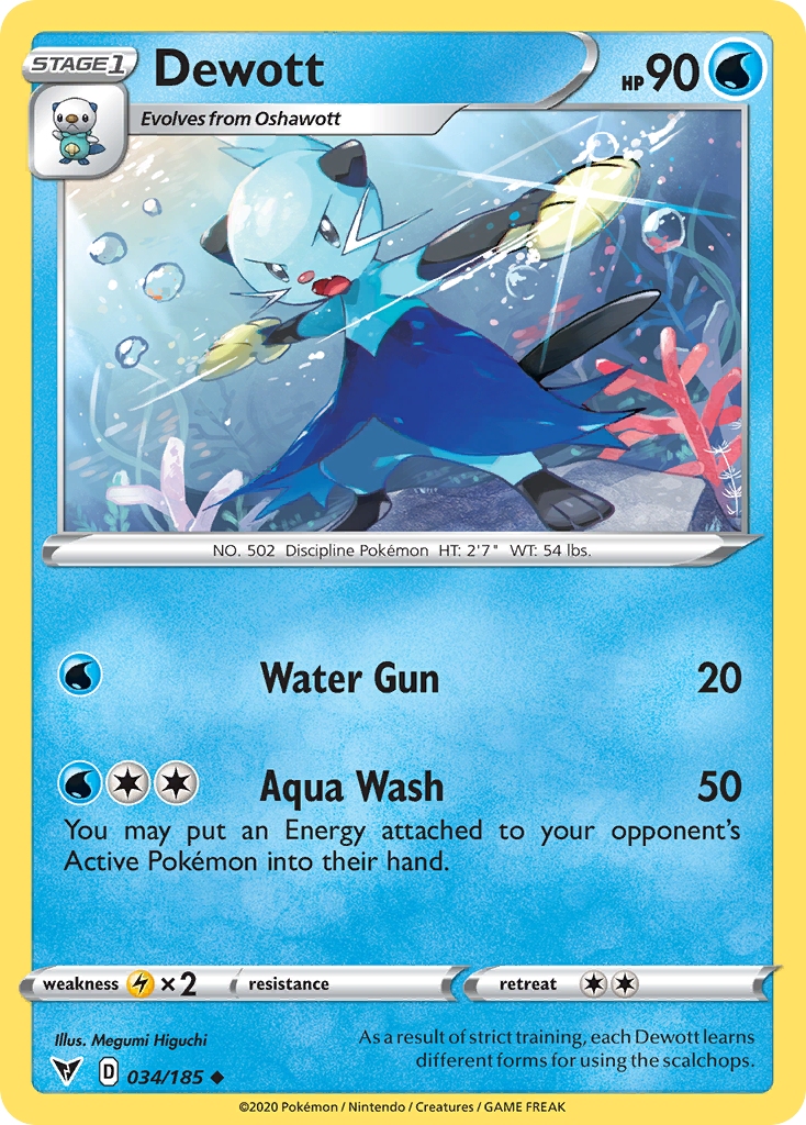 Dewott 034/185 Uncommon Vivid Voltage