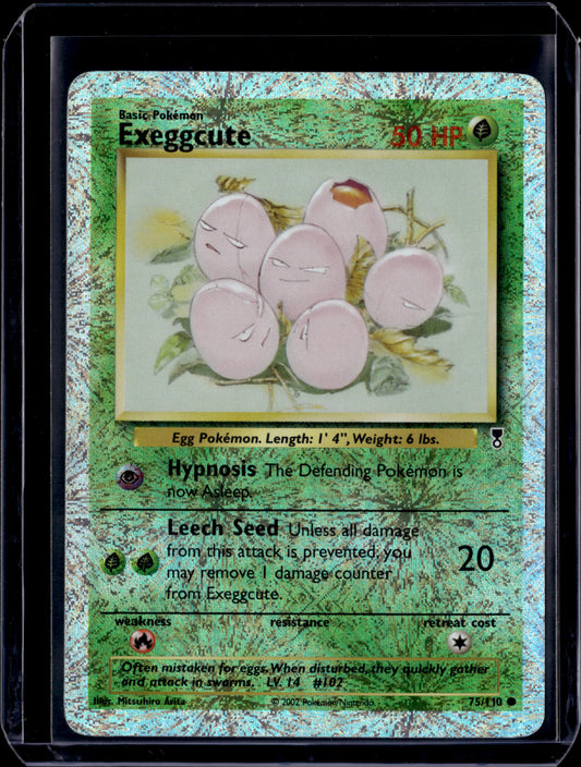 Exeggcute Legendary Collection #075/110 Reverse Holofoil Pokémon Card (front)