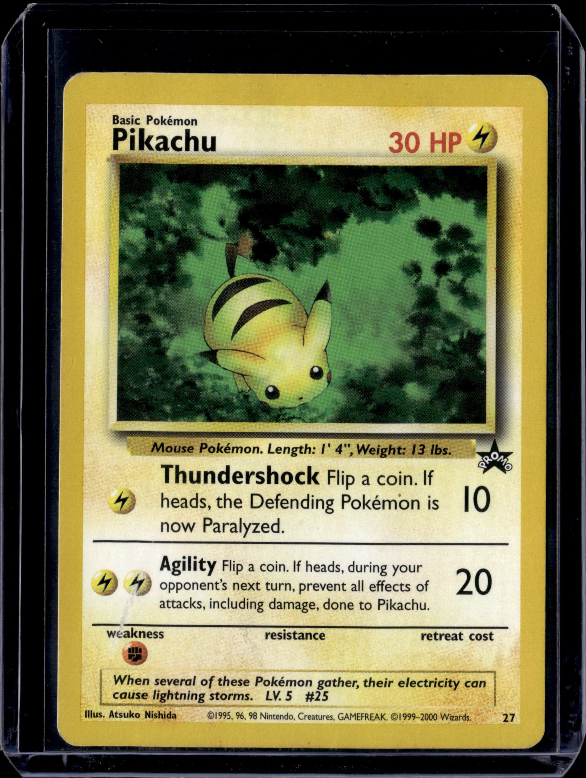 Pikachu (27) WoTC Promo #27/53 Normal Pokémon Card (front)