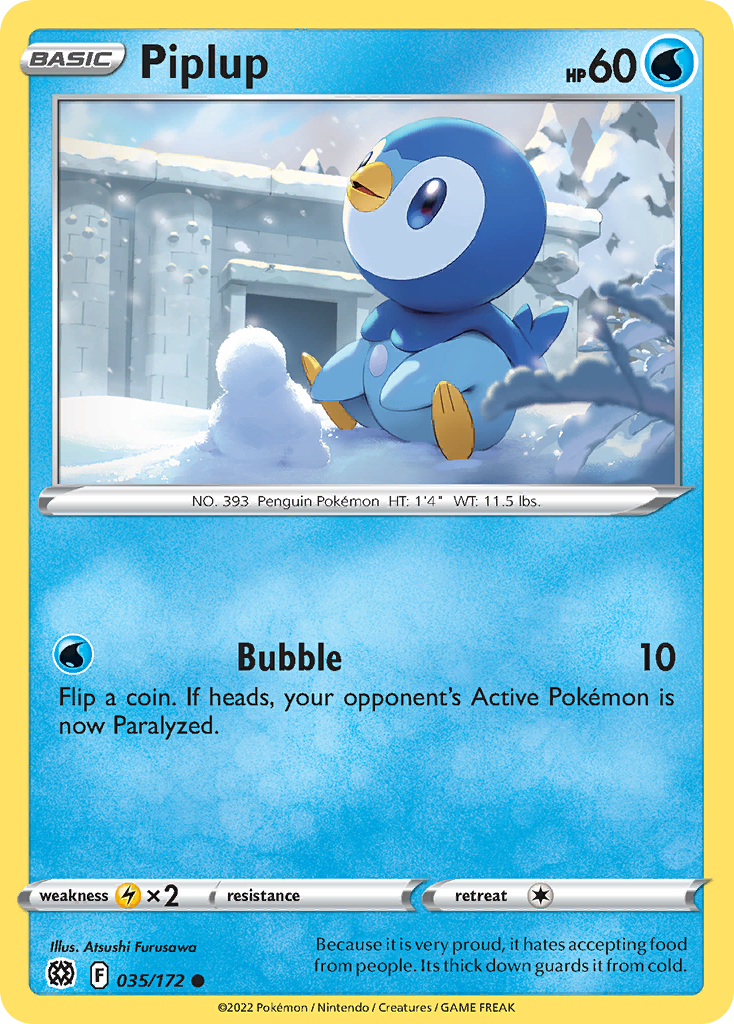 Piplup 035/172 Common Brilliant Stars