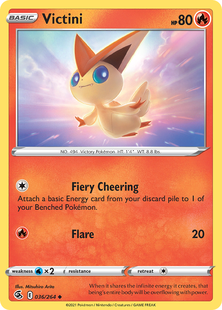 Victini 036/264 Uncommon Fusion Strike