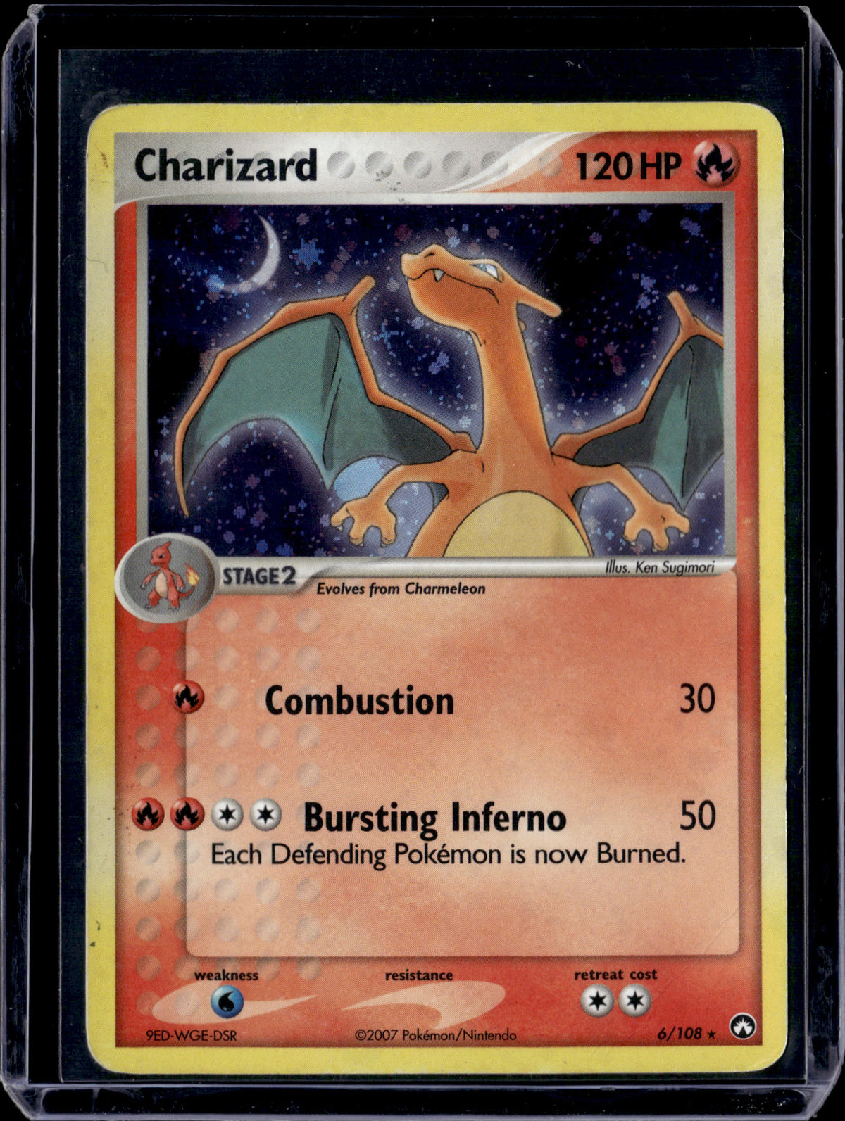 Charizard Power Keepers #6/108 Holofoil Pokémon Card (front)