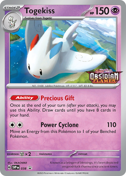 Togekiss 038/165 Promo Scarlet & Violet Black Star Promos