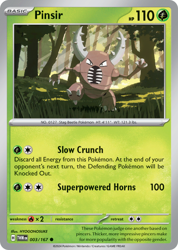 Pinsir 003/167 Common Twilight Masquerade