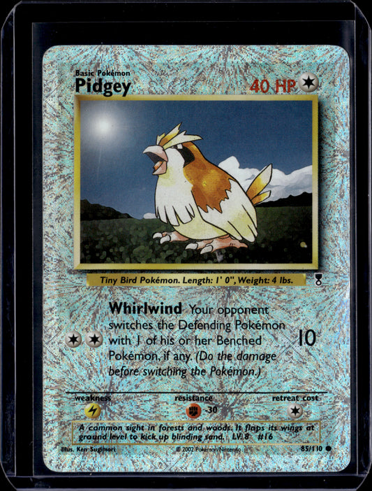 Pidgey Legendary Collection #085/110 Reverse Holofoil Pokémon Card (front)