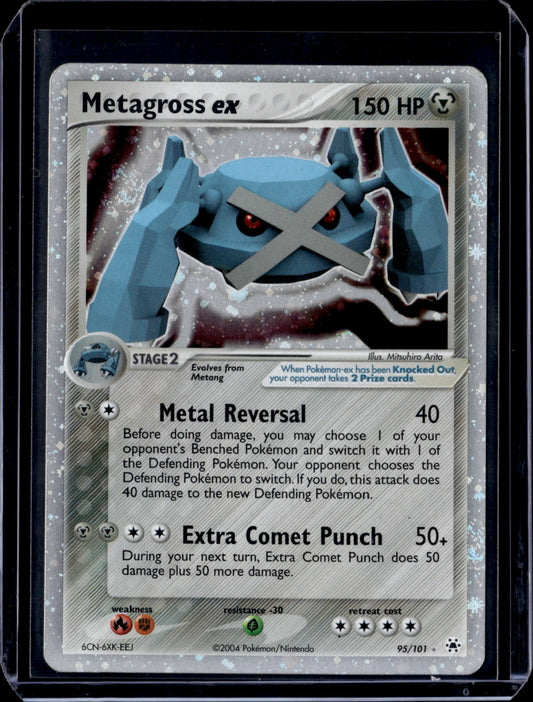 Metagross ex Hidden Legends #95/101 Holofoil Pokémon Card (front)
