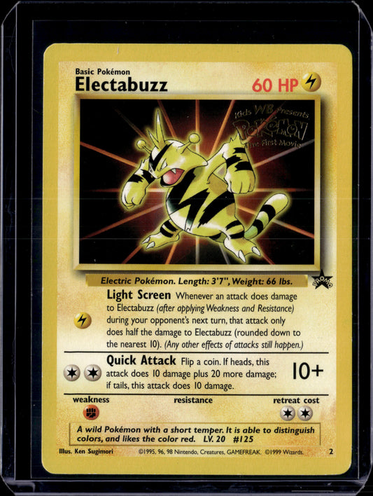 Electabuzz (Movie Promo) WoTC Promo #02/53 Normal Pokémon Card (front)