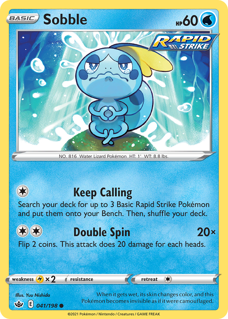 Sobble 041/198 Common Chilling Reign